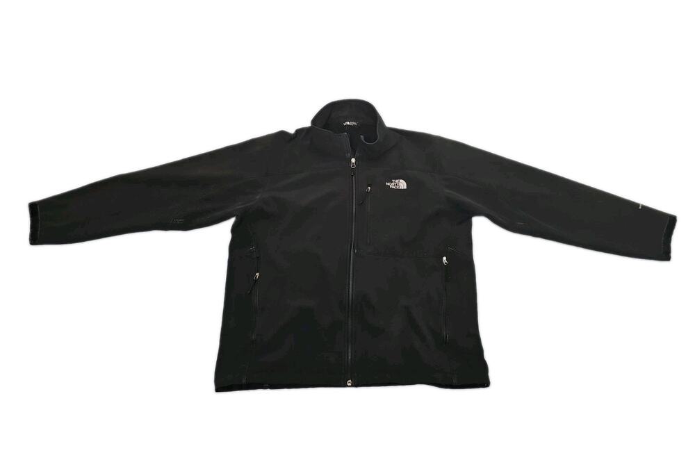 The North Face Mens Apex Bionic Jacket Softshell Fleece Lined Mens Sz XL Black